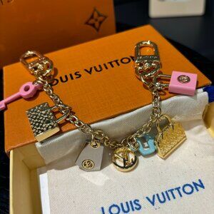 Louis Vuitton Lock & Key Charm Chain